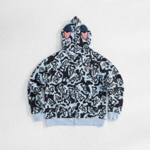 Red Eyes full zip Jacket - Blue Alien edition