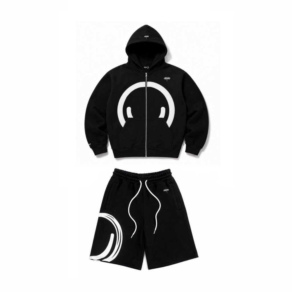 Big Logo Dream zip hoodie + big logo heavyweight  shorts  (Exclusive Pre-Order)